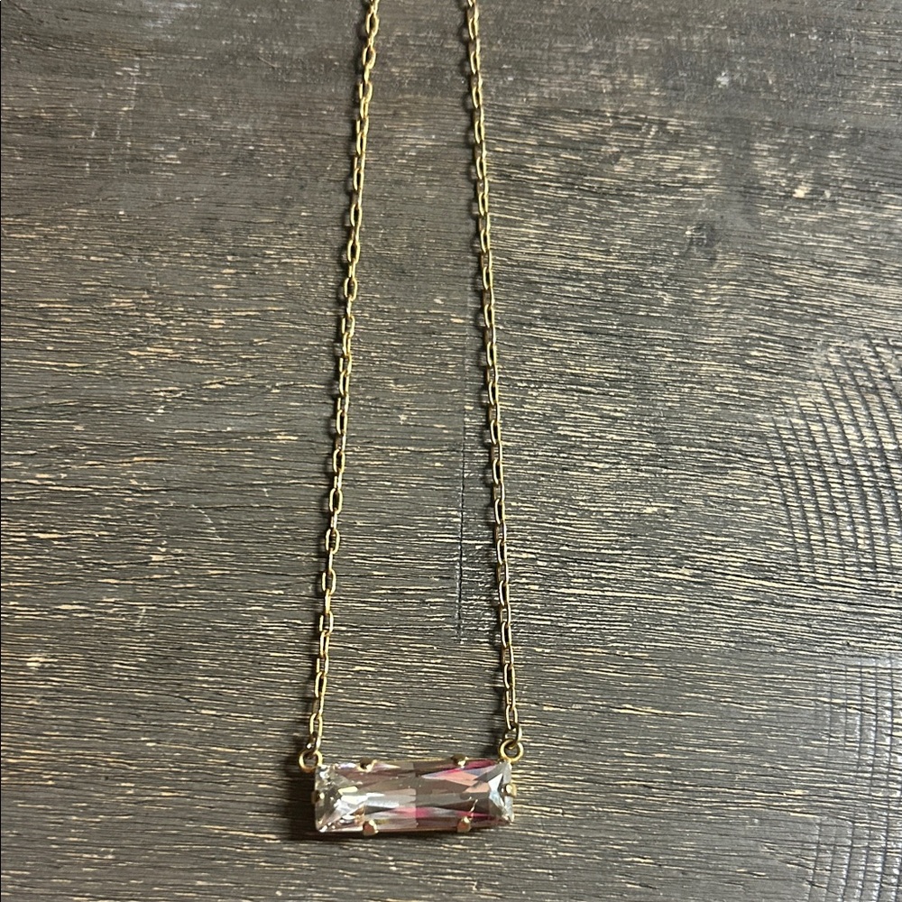 Cut Swarovski Crystal Pendant Necklace - La Vie Parisienne by Catherine Popesco